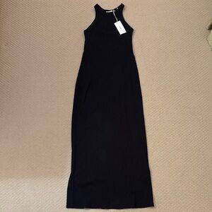 Buck Mason Black Sleeveless Maxi Dress